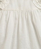 Pure Grace Organic Cotton Dress & Bloomer Set – White