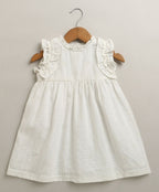 Pure Grace Organic Cotton Dress & Bloomer Set – White