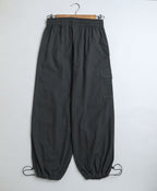 Unisex Cotton Poplin Cargo Pants - Streetwear - Dark Grey