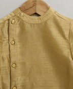 The Royal Golden Kurta Set - Golden & White