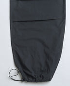Unisex Cotton Poplin Cargo Pants - Streetwear - Dark Grey