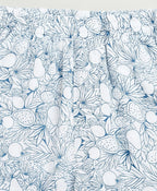 Lemon Print Cotton Printed Co-ord Set - White & Blue