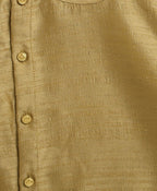 The Royal Golden Kurta Set - Golden & White