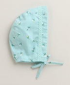 Baby Girls'  Bluebell Fairy Organic Cotton Romper & Bonnet Set - Sea Green