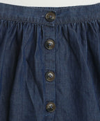 Classic Denim Skirt - Navy