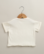 The Sunset Safari Cotton Co-ord Set - White & Pink