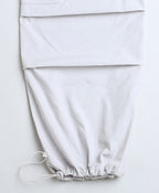 Unisex Cotton Poplin Cargo Pants - Streetwear - Light Grey
