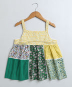 Tiered Top - Yellow & Green