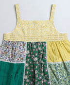 Floral Fusion Cargo Chic Set - Yellow & Green