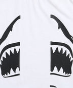 Unisex Jaws Graphic Cotton T-shirt  - Streetwear - White