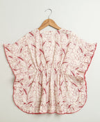 Scarlet Bloom Organic Cotton Kimono Dress - Off White