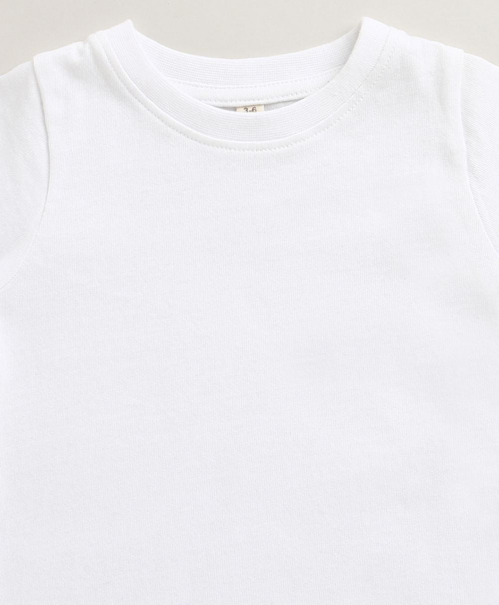 Baby Boys' Sunbeam Stripes Organic Cotton Romper & White T-shirt Set - Multi