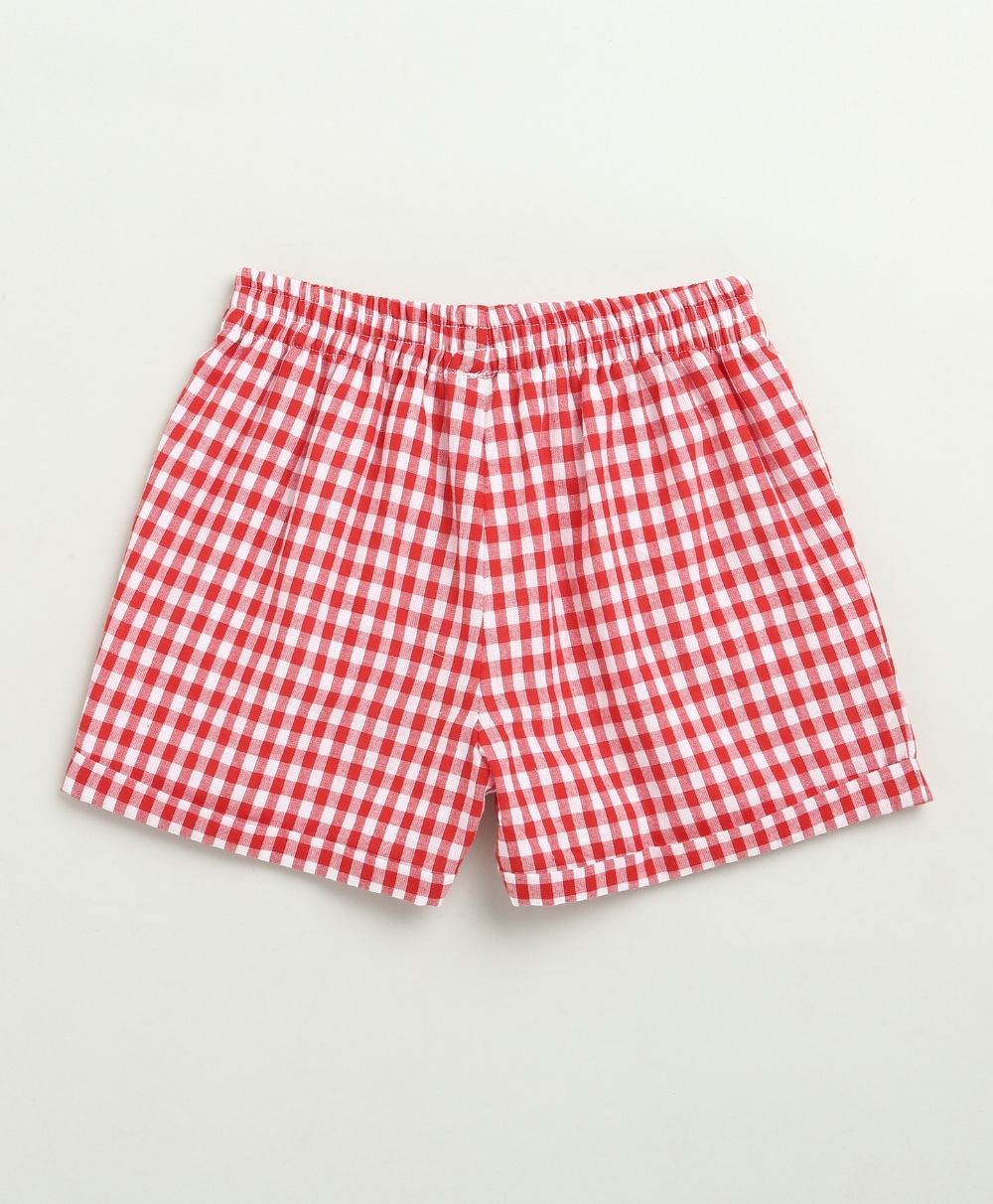 Koala Print Co-ord Set - White & Red