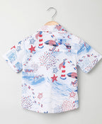 Light House Cotton Shirt - White