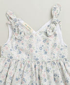 Blossom Breeze Organic Cotton Co-ord Set with A Hat - White