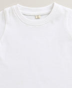 Unisex Little Wanderer Summer Cotton Romper & White T-shirt Set - Grey & White
