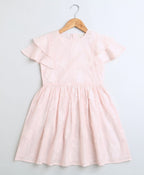Cotton Party Dress - Baby Pink