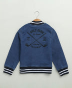 Cotton Denim Jacket - Blue