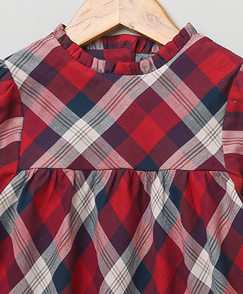 Long Sleeves Blouse - Red