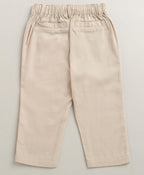 The Little Explorer Mint & Khaki Cotton Co-ord Set - Mint & Biege