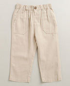The Little Explorer Mint & Khaki Cotton Co-ord Set - Mint & Biege