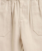 The Little Explorer Mint & Khaki Cotton Co-ord Set - Mint & Biege