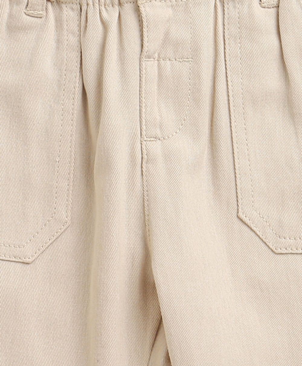 The Little Explorer Mint & Khaki Cotton Co-ord Set - Mint & Biege