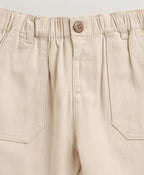 The Little Explorer Mint & Khaki Cotton Co-ord Set - Mint & Biege
