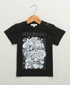 Unisex Peekaboo T-shirt - Black - Streetwear - Black