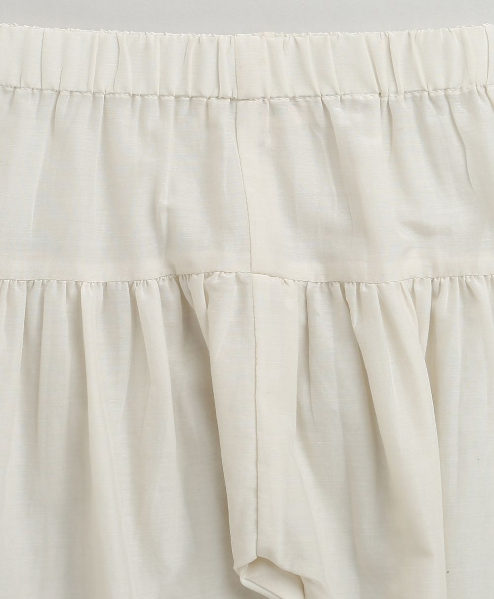 The Crystal Breeze Pleated Set - Sky Blue & White