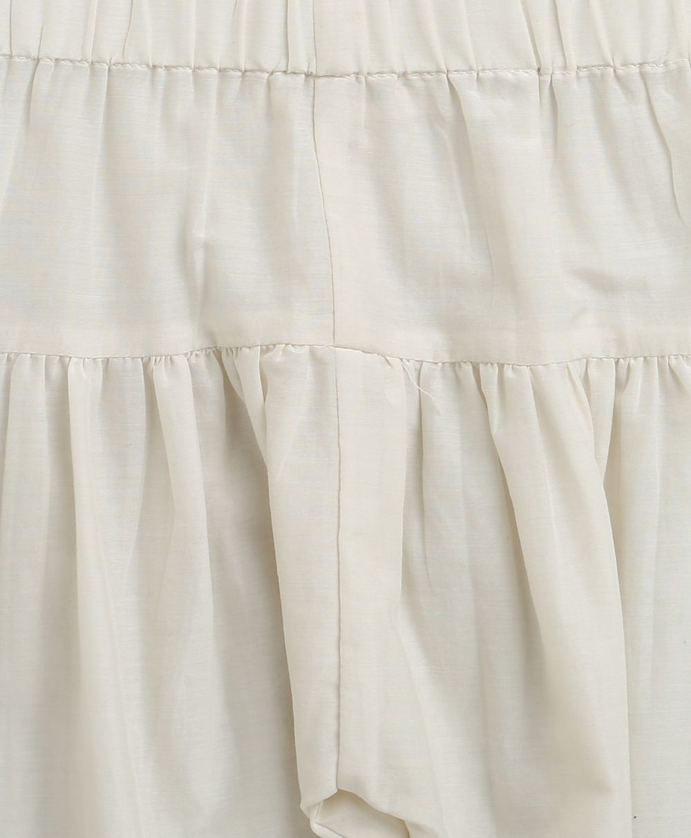 The Crystal Breeze Pleated Set - Sky Blue & White