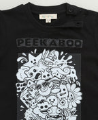 Unisex Peekaboo T-shirt - Black - Streetwear - Black