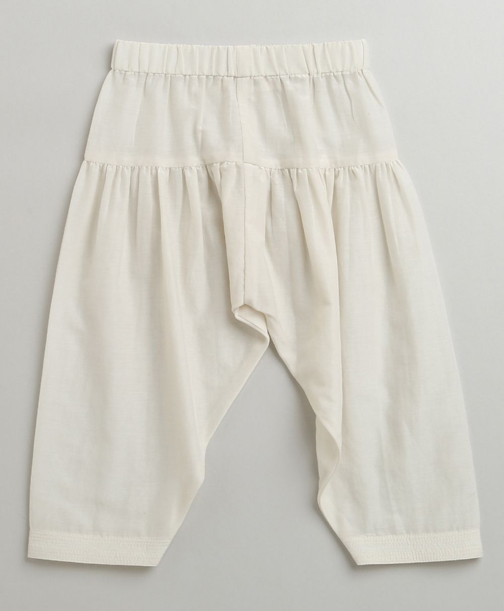 The Crystal Breeze Pleated Set - Sky Blue & White