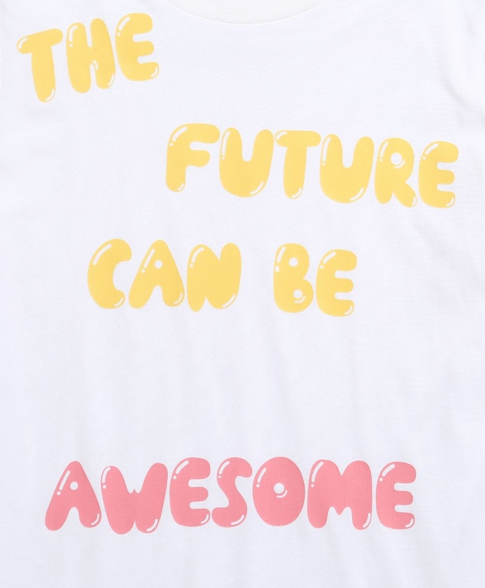 Awesome Future Cotton T-shirt Streetwear - White