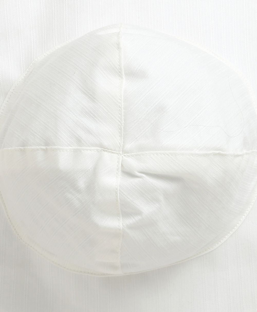 Soft White Baby Sun Hat - White