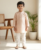 Dusky Rose Festive Elegance - Rose Gold & White
