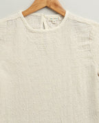 Girls Vanilla Whimsy Ruffle Cotton Co-ord Set - Off-White