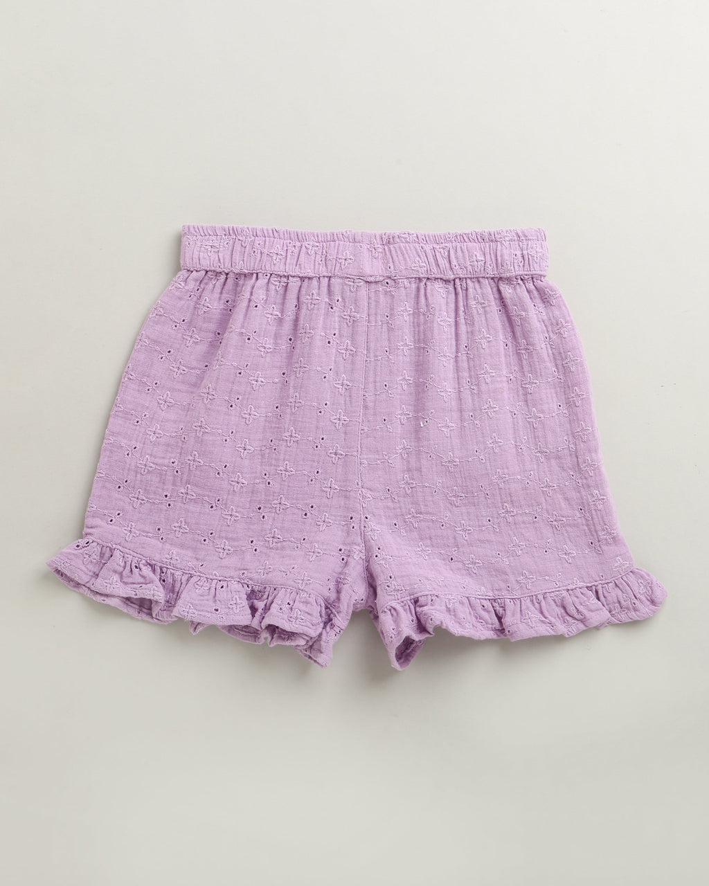 Girls Blossom Ruffle Co-ord Set - Lilac