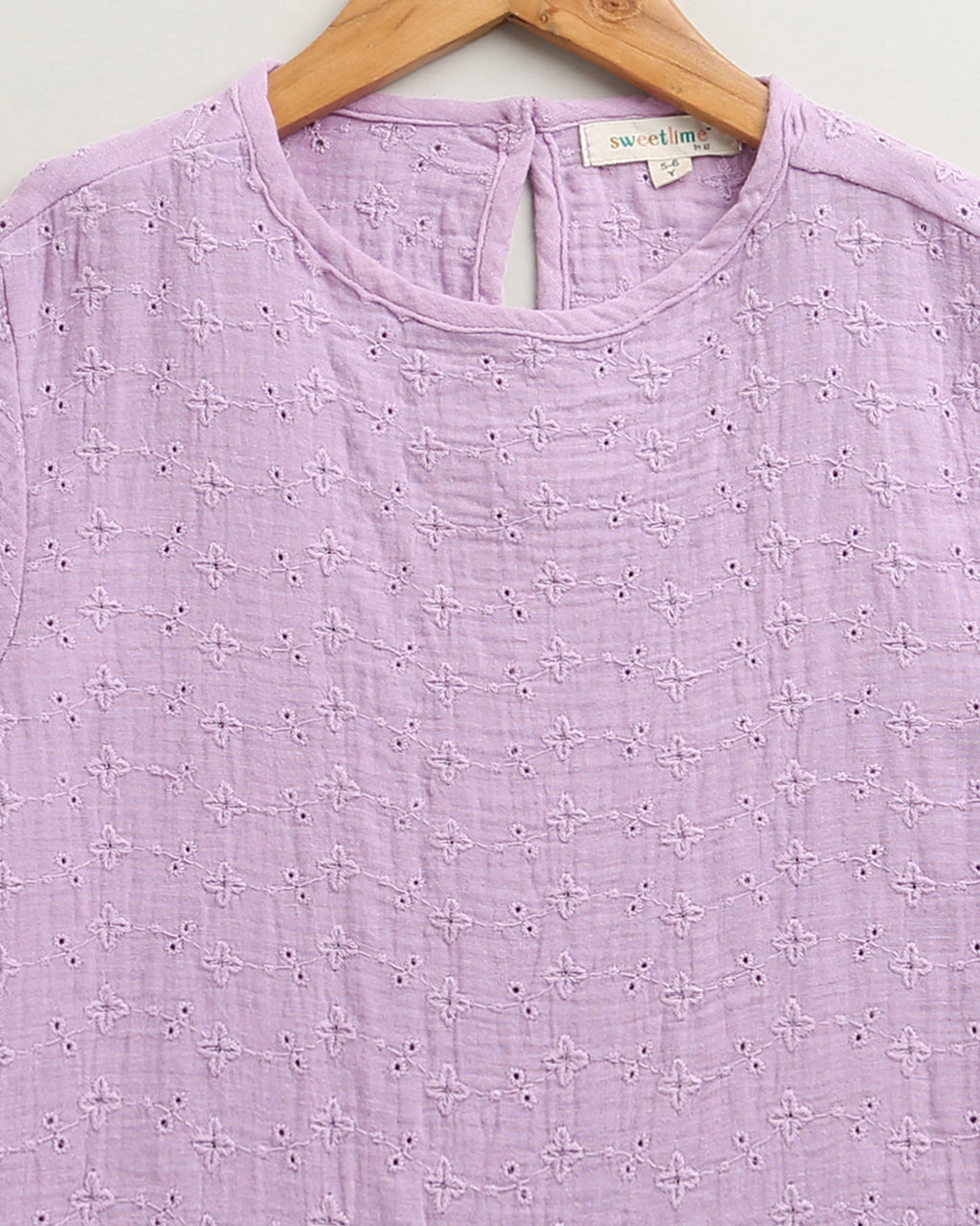 Girls Blossom Ruffle Co-ord Set - Lilac