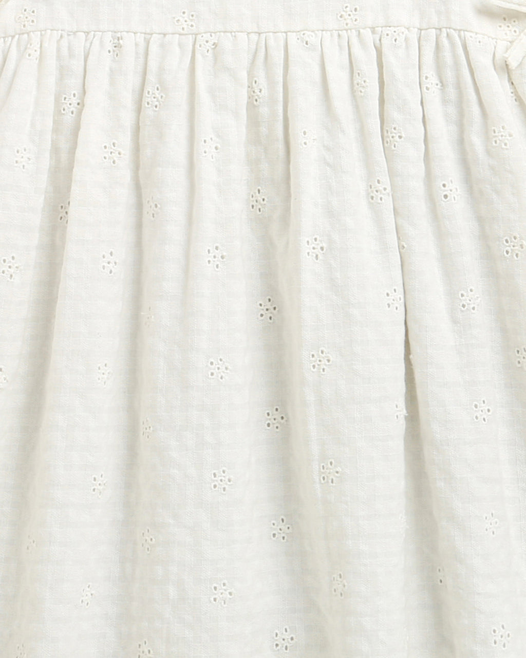 Organic Cotton White Sundress with Hair band - White