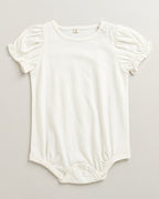Baby Girls' Striped Cotton Romper with Hairband - Multicoloured