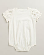 Baby Girls' Striped Cotton Romper with Hairband - Multicoloured
