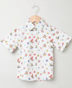 Get Set Go Organic Cotton Shirt - White