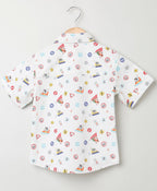 Get Set Go Organic Cotton Shirt - White