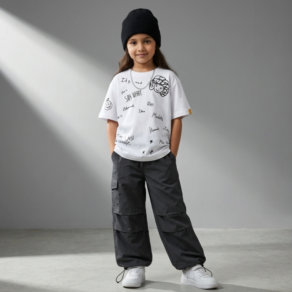 Doodle Daydream T-shirt - Streetwear - White