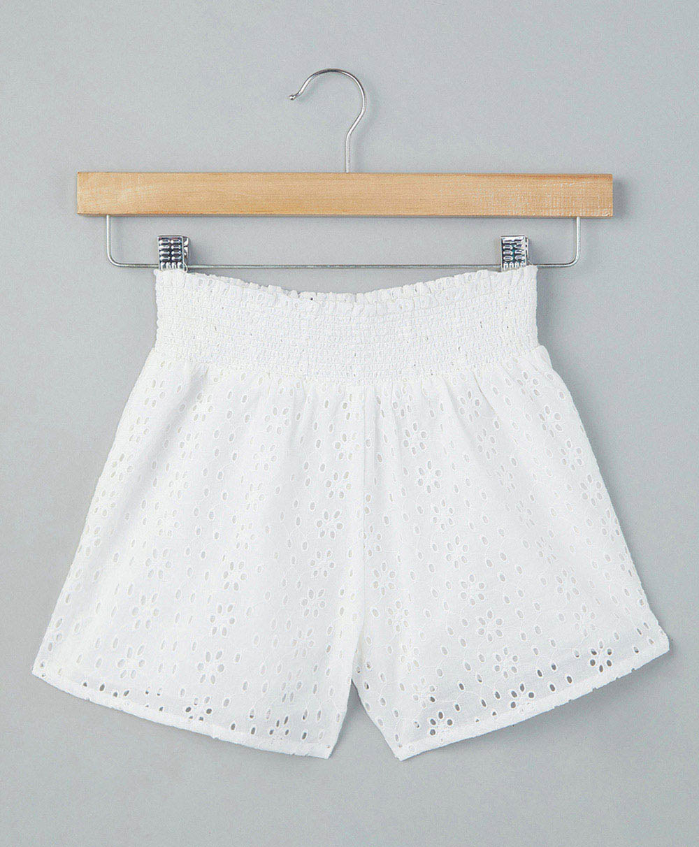 Hakoba Cotton Shorts - White