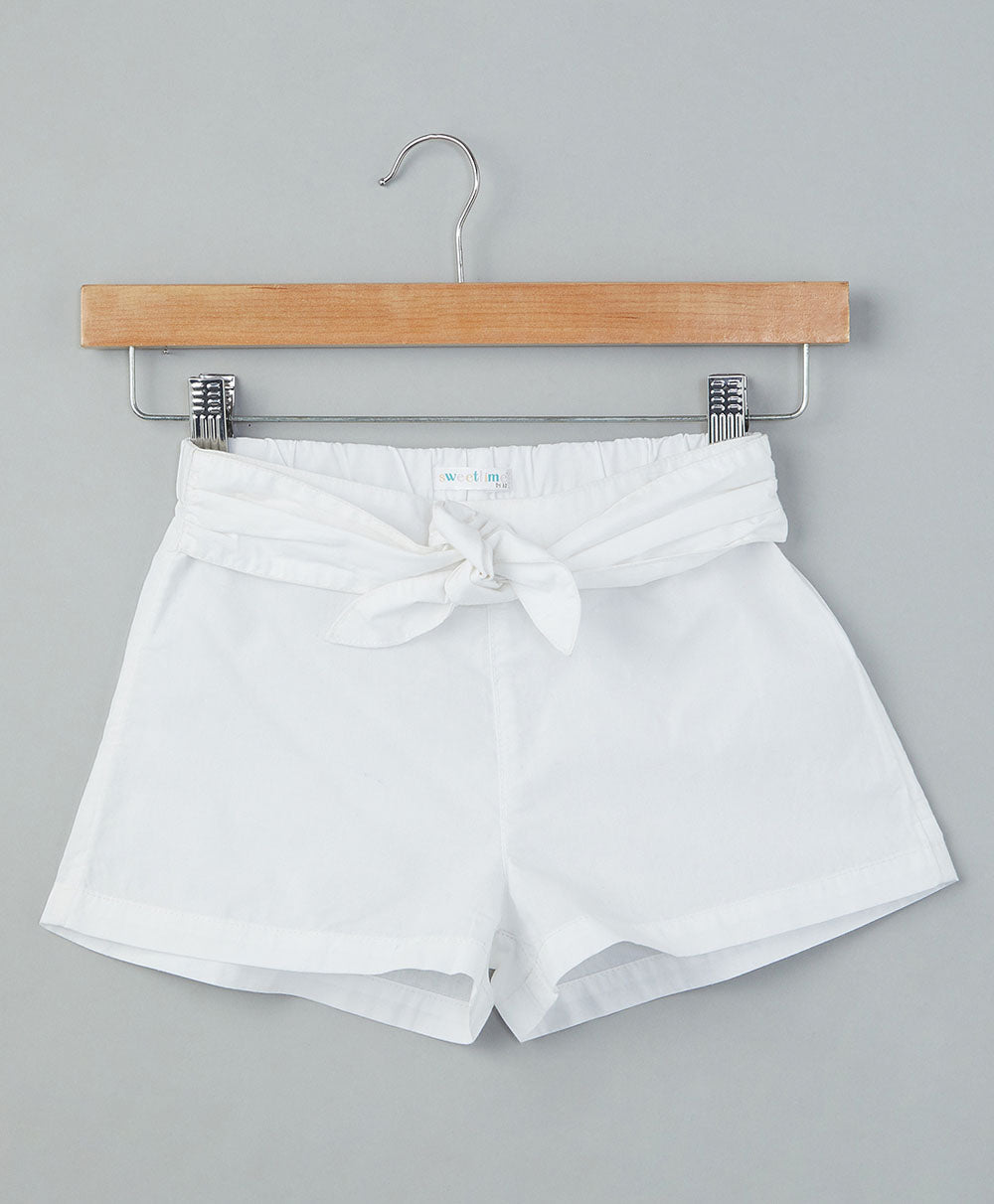 Organic Cotton Shorts - White