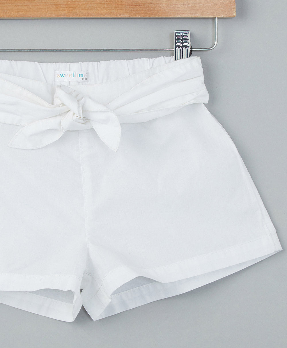 Organic Cotton Shorts - White