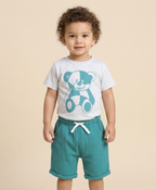 Teddy Bear T-shirt - Light Grey