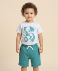 Teddy Bear Co-ord Set - Grey & Blue